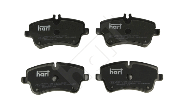 Brake Pad Set, disc brake (221 643)