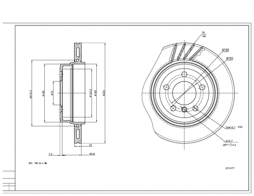Brake Disc (231 477)