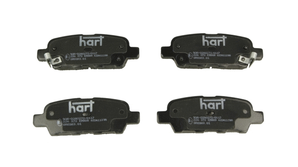Brake Pad Set, disc brake (226 372)