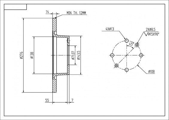 Brake Disc (223 506)
