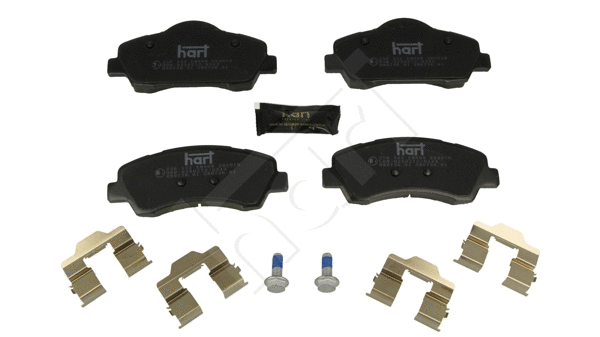Brake Pad Set, disc brake (256 542)