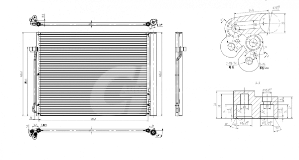 Condenser, air conditioning (607 812)