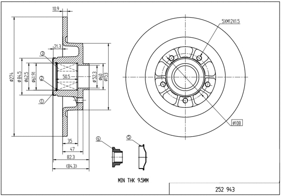 Brake Disc (252 943)