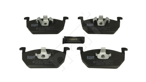Brake Pad Set, disc brake (260 563)