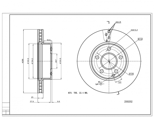 Brake Disc (250 252)
