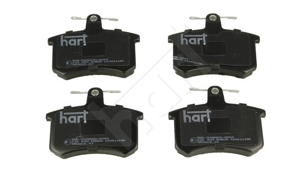 Brake Pad Set, disc brake (215 893)