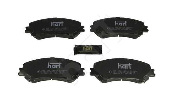 Brake Pad Set, disc brake (256 554)