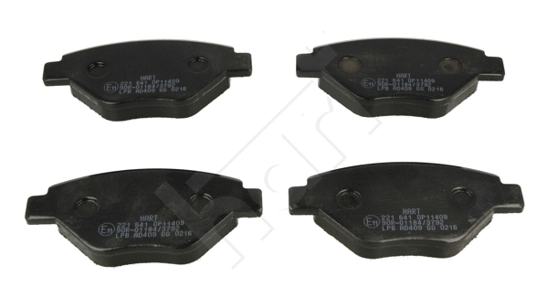 Brake Pad Set, disc brake (221 641)