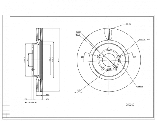 Brake Disc (250 240)