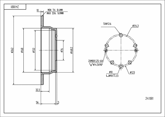 Brake Disc (241 081)
