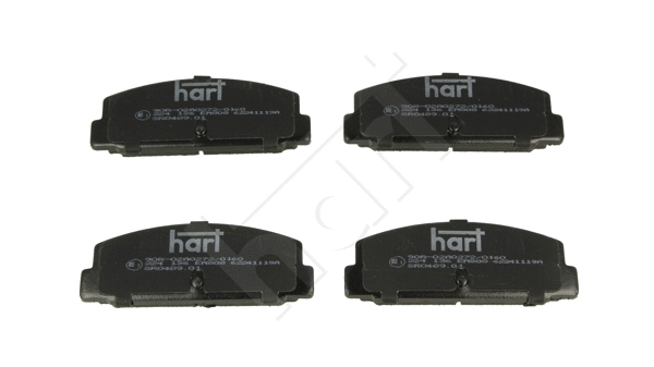Brake Pad Set, disc brake (224 136)