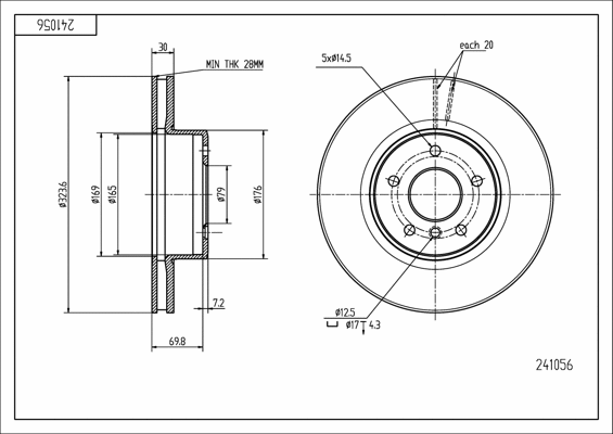 Brake Disc (241 056)