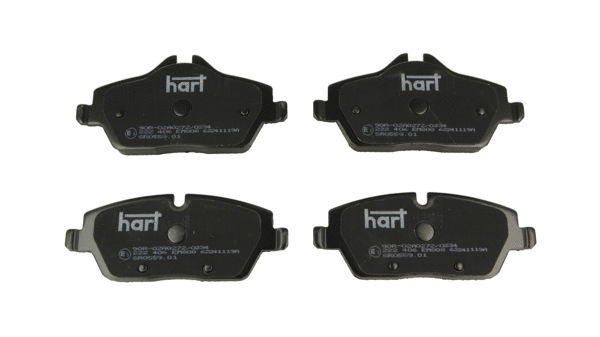 Brake Pad Set, disc brake (222 406)