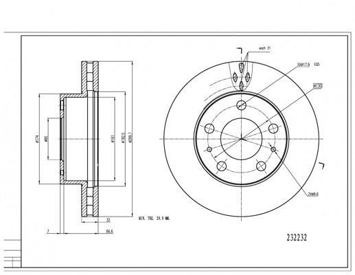 Brake Disc (232 232)