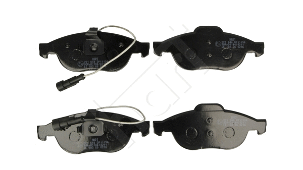 Brake Pad Set, disc brake (221 644)