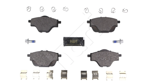 Brake Pad Set, disc brake (261 808)
