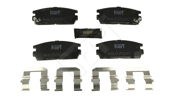 Brake Pad Set, disc brake (256 536)