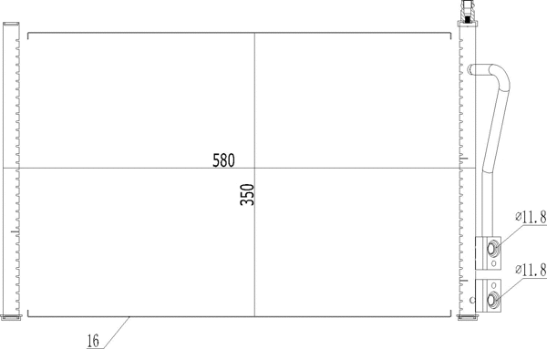 Condenser, air conditioning (606 787)