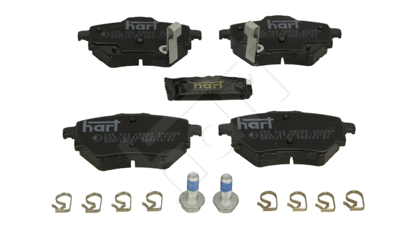 Brake Pad Set, disc brake (256 544)