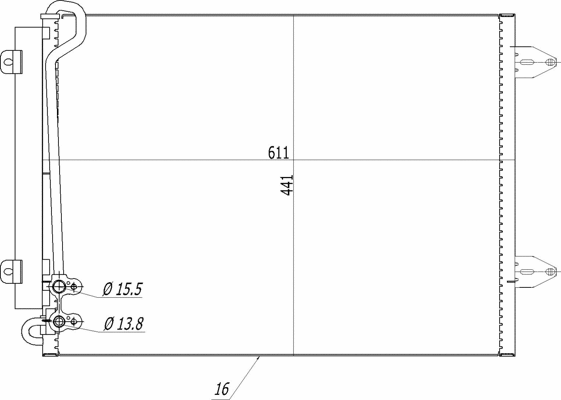 Condenser, air conditioning (608 408)