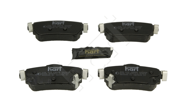 Brake Pad Set, disc brake (256 510)