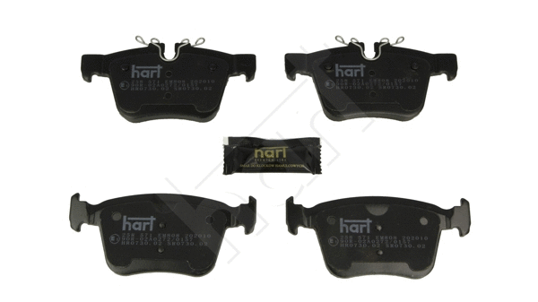 Brake Pad Set, disc brake (258 571)