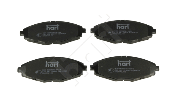 Brake Pad Set, disc brake (219 107)