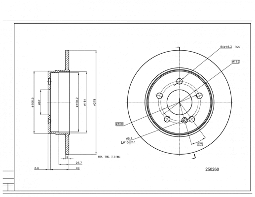 Brake Disc (250 260)