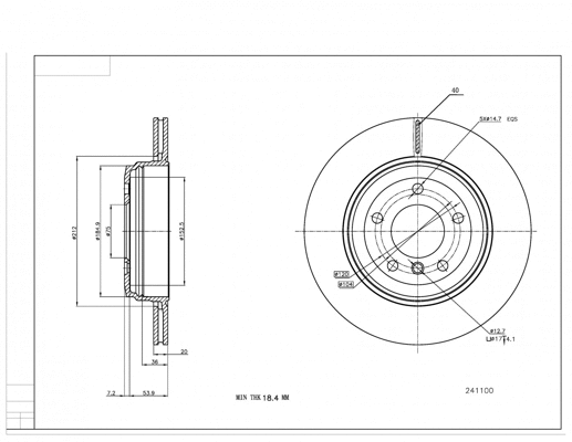Brake Disc (241 100)