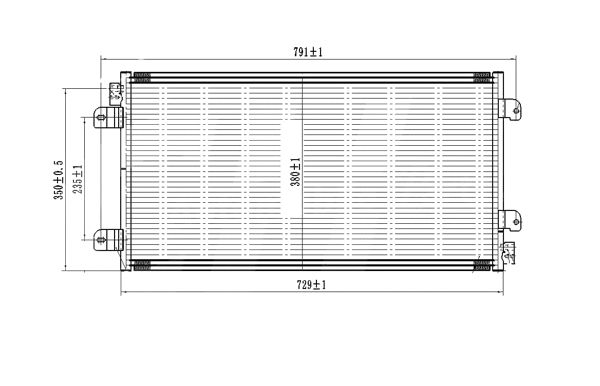 Condenser, air conditioning (606 790)
