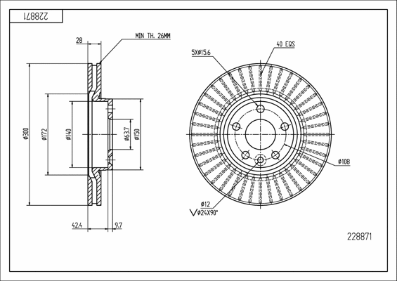 Brake Disc (228 871)