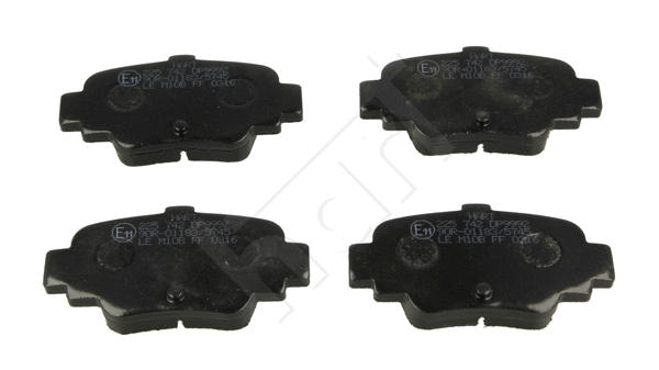 Brake Pad Set, disc brake (225 742)