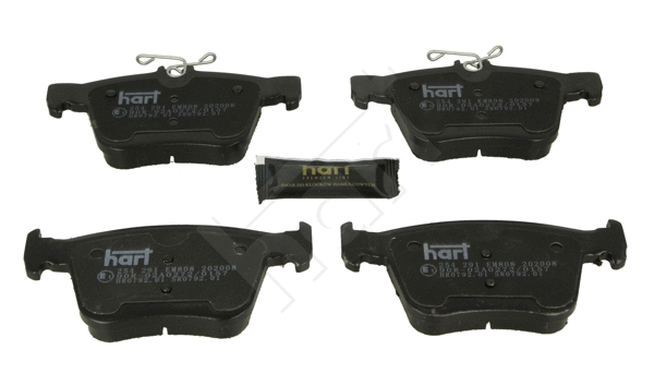 Brake Pad Set, disc brake (254 291)
