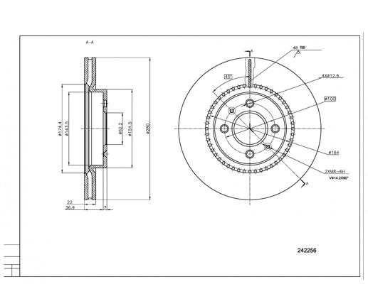 Brake Disc (242 256)
