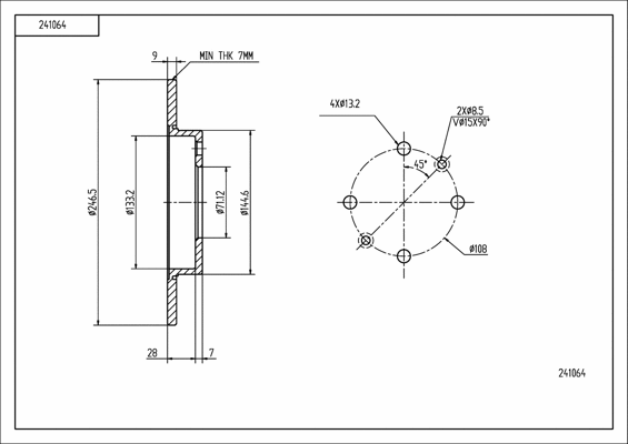 Brake Disc (241 064)