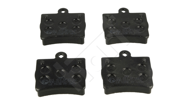 Brake Pad Set, disc brake (221 411)