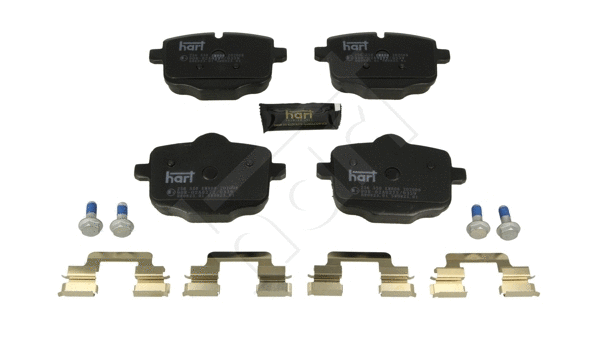 Brake Pad Set, disc brake (256 550)