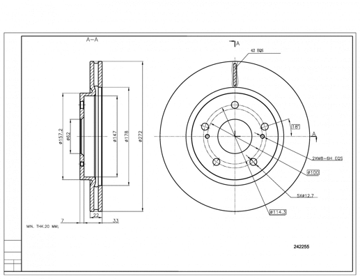 Brake Disc (242 255)