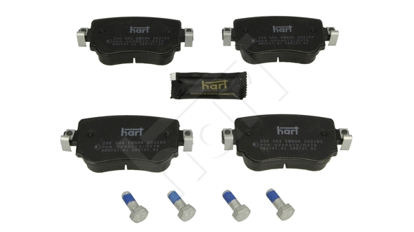 Brake Pad Set, disc brake (256 504)