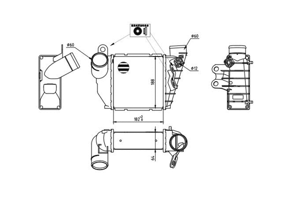 Charge Air Cooler (618 779)