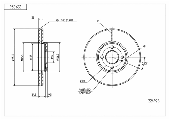 Brake Disc (224 926)
