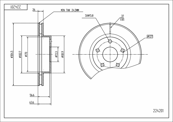 Brake Disc (224 201)