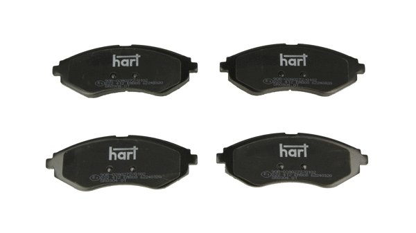 Brake Pad Set, disc brake (222 412)