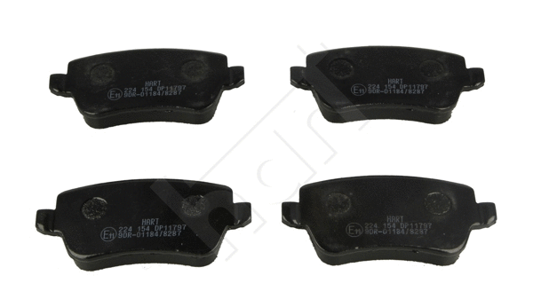Brake Pad Set, disc brake (224 154)