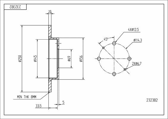 Brake Disc (232 382)