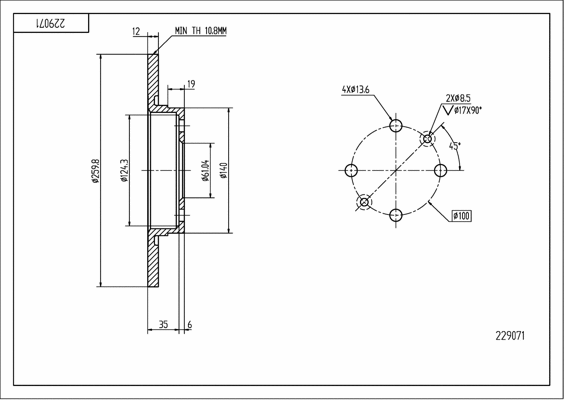Brake Disc (229 071)