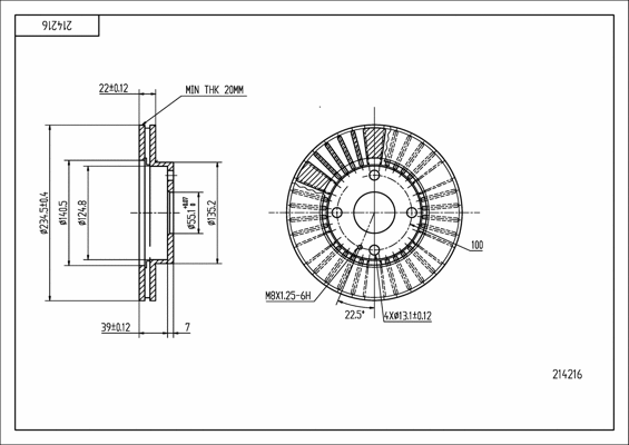 Brake Disc (214 216)