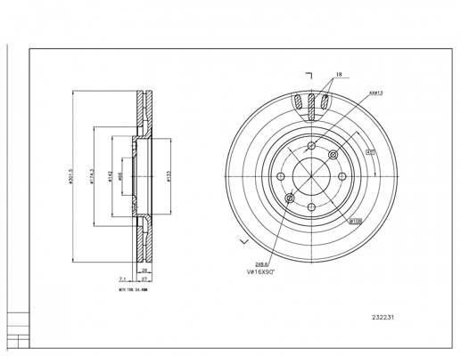 Brake Disc (232 231)