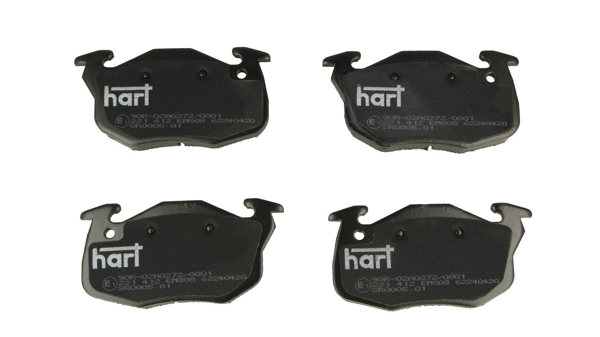 Brake Pad Set, disc brake (221 412)