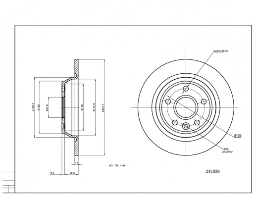 Brake Disc (241 039)
